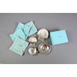 Tiffany NY Silver Scalloped Pin Dishes