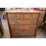 An Oak Chest of Drawers