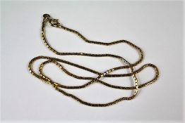 An 18ct Yellow Gold Box Chain