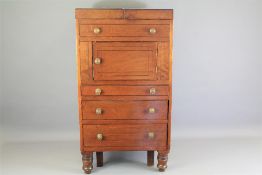 A Mahogany Campaign Wash Stand