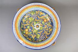 A Large Italian Majolica Bowl