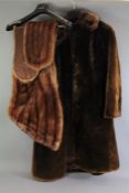 A Sheared Beaver Fur Coat