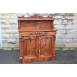 A Victorian Rosewood Chiffonier