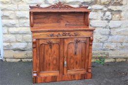 A Victorian Rosewood Chiffonier