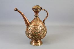 A 19th Century Indian Copper Ewer