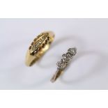 Two Antique Diamond Rings