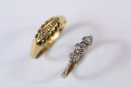 Two Antique Diamond Rings