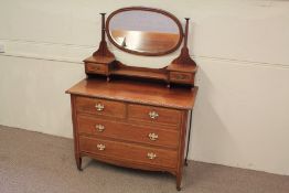 An Edwardian Mahogany Dressing Table