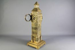 A Vintage Brass Big Ben Clock