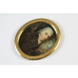 James Souter (1755-87) Oval Portrait Miniature of a Gentleman