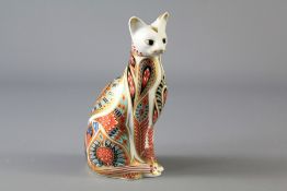 A Crown Derby Siamese Cat