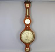 A 19th Century Regency-Style Aneroid Clock Barometer