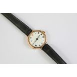 A Ladies 9ct Rose Gold Swiss Wrist Watch