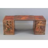 A Japanese Miniature Marquetry Chest