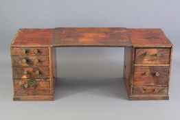 A Japanese Miniature Marquetry Chest