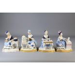 A Set of Four Unterweisbach Porcelain Figurines