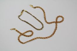 An 18ct Yellow Gold Necklace