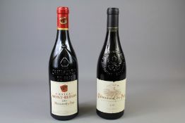Two Bottles of French Red Wine
