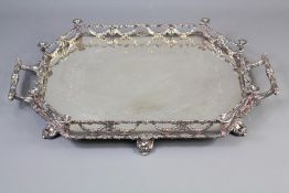 A Heavy Silver-Plated Salver