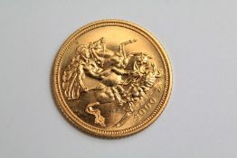 A Gold Half Sovereign