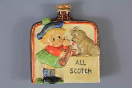 A Vintage Pottery Flask