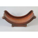 An Antique Mahogany Cheese Coaster