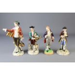 A Quantity of Continental Porcelain Figurines