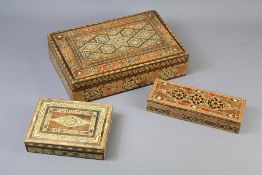 A Syrian Marquetry Box