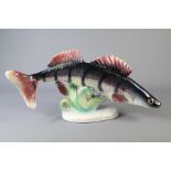 A Jema Holland Porcelain Trout