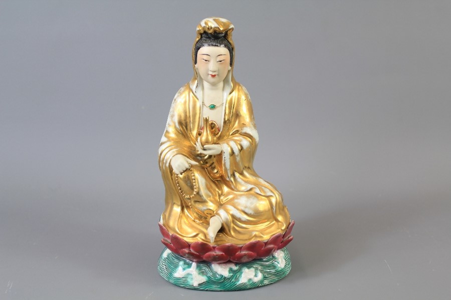 A Mid-20th Century Chinese Porcelain Kwan Yin