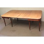 A Sapele Mahogany Dining Table