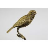 A Victorian Brass Bird Finial
