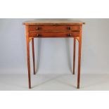 A Mahogany Sheraton-Style Occasional Table