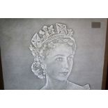 A Cut-Glass Image of The Coronation of Her Majesty Queen Elizabeth II