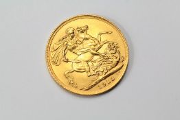 A George V Full Gold Sovereign