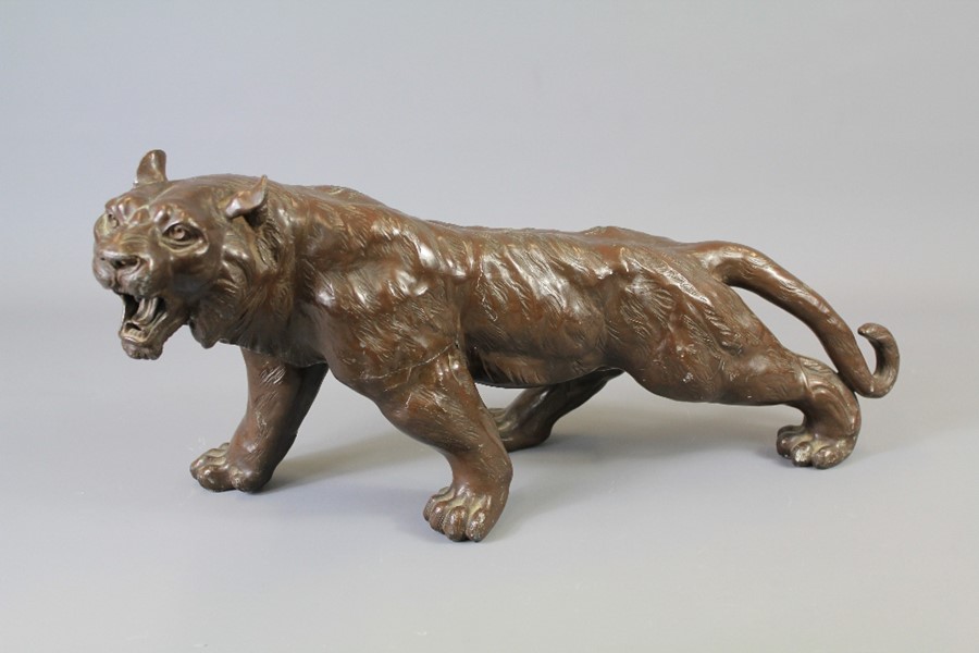 A Japanese Bronzed Bengal Tiger