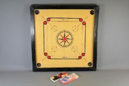 A Vintage Game of Carrom