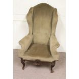 A Queen Anne-Style Wing Chair