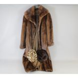 A Full Length Beaver Fur Coat