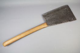An Early 19th Century Hand Forged Carbon Steel Cleaver