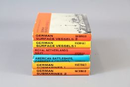 A Set of Six books, 'Navies of the Second World War'