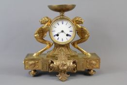 An Early 19th Century French Empire Clock