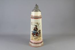 A Large Vintage Beer Stein