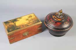 A 20th Century Teak Box