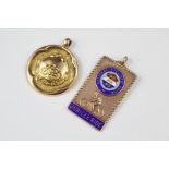 9ct Gold Cycling Medallions
