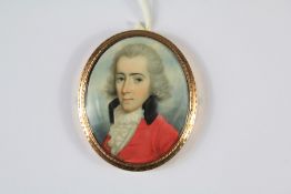 John Donaldson (Scottish 1737-1801) Oval Portrait Miniature