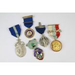 Collection of Masonic Silver Jewels