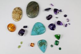 Miscellaneous Collection of Semi-Precious Stones