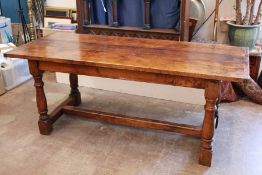 Antique Oak Refectory Table