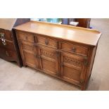 An "Old Charm" Honey Oak Sideboard